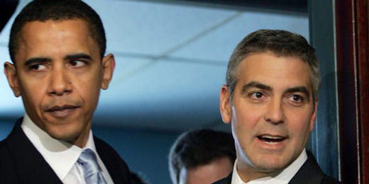 Clooney Obama